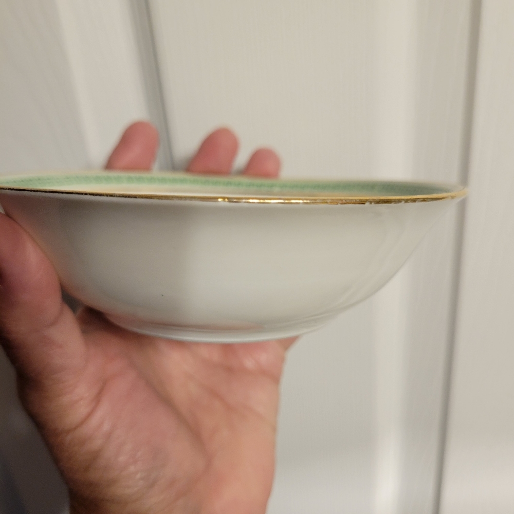 Vintage Dish ~ L. Bernardaud & Co Limoges D & Co France ~ Greek Key Pattern Bowl - Picture 9 of 9
